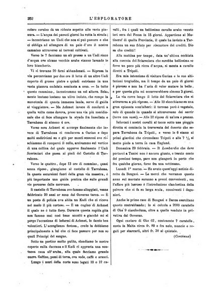 L'esploratore giornale di viaggi e di geografia commerciale