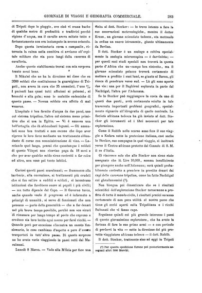 L'esploratore giornale di viaggi e di geografia commerciale