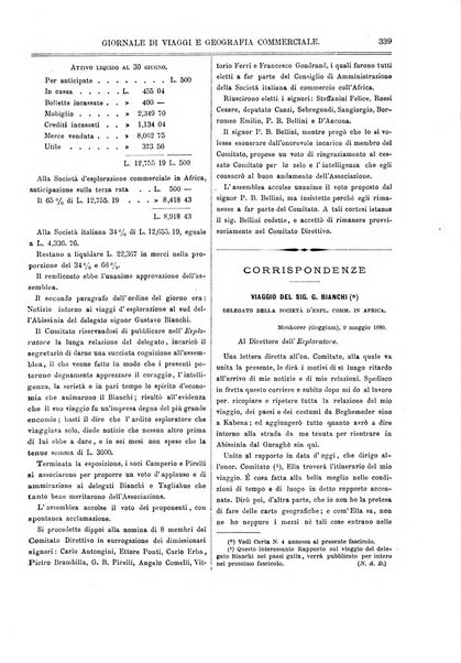 L'esploratore giornale di viaggi e di geografia commerciale