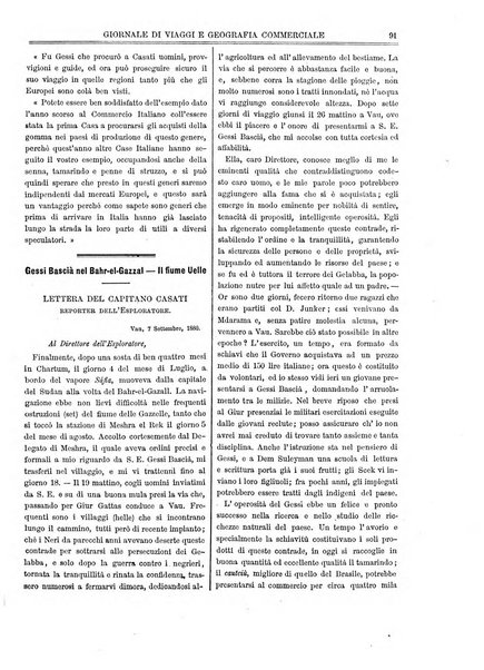 L'esploratore giornale di viaggi e di geografia commerciale