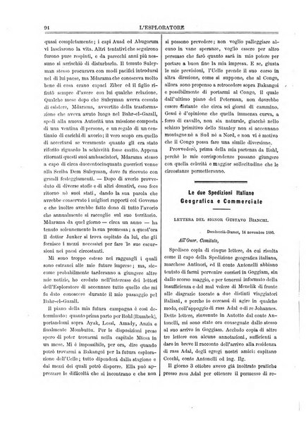 L'esploratore giornale di viaggi e di geografia commerciale