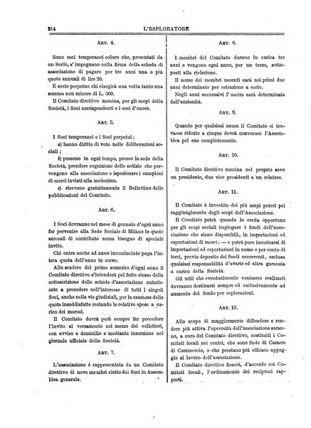 L'esploratore giornale di viaggi e di geografia commerciale