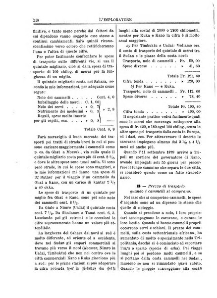 L'esploratore giornale di viaggi e di geografia commerciale