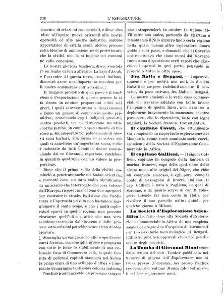 L'esploratore giornale di viaggi e di geografia commerciale