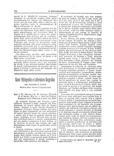 L'esploratore giornale di viaggi e di geografia commerciale