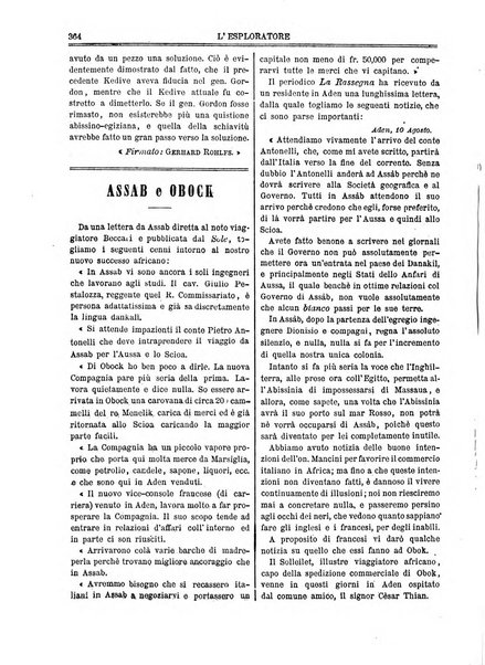 L'esploratore giornale di viaggi e di geografia commerciale