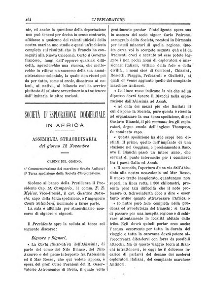 L'esploratore giornale di viaggi e di geografia commerciale