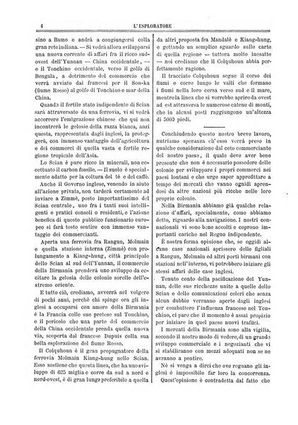 L'esploratore giornale di viaggi e di geografia commerciale