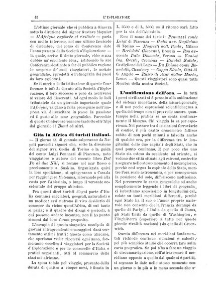 L'esploratore giornale di viaggi e di geografia commerciale