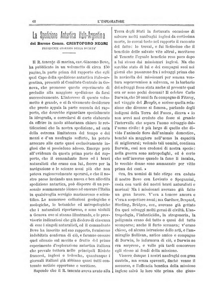 L'esploratore giornale di viaggi e di geografia commerciale