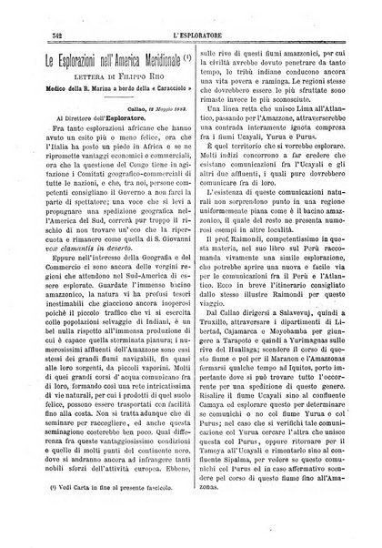 L'esploratore giornale di viaggi e di geografia commerciale