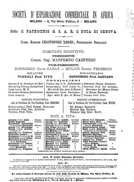 L'esploratore giornale di viaggi e di geografia commerciale