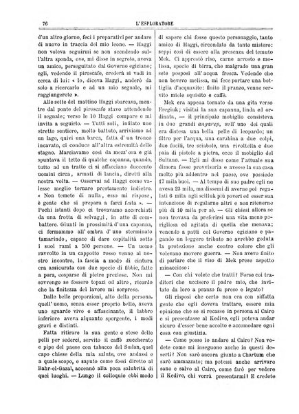 L'esploratore giornale di viaggi e di geografia commerciale