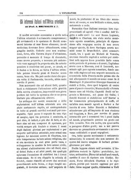 L'esploratore giornale di viaggi e di geografia commerciale