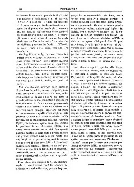 L'esploratore giornale di viaggi e di geografia commerciale