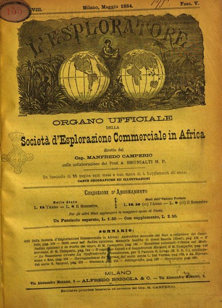 L'esploratore giornale di viaggi e di geografia commerciale