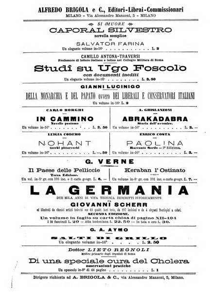 L'esploratore giornale di viaggi e di geografia commerciale