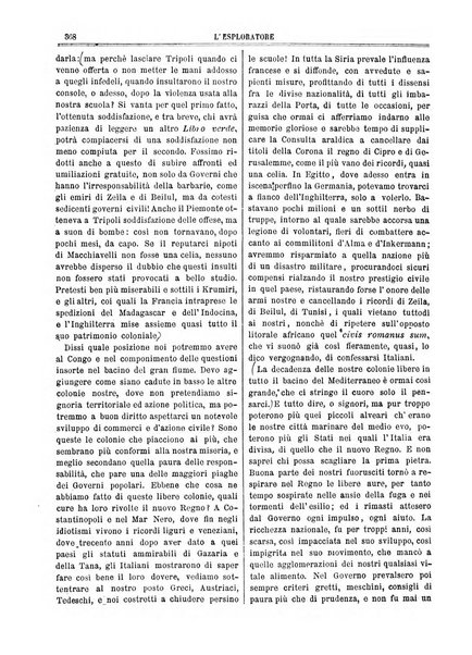 L'esploratore giornale di viaggi e di geografia commerciale