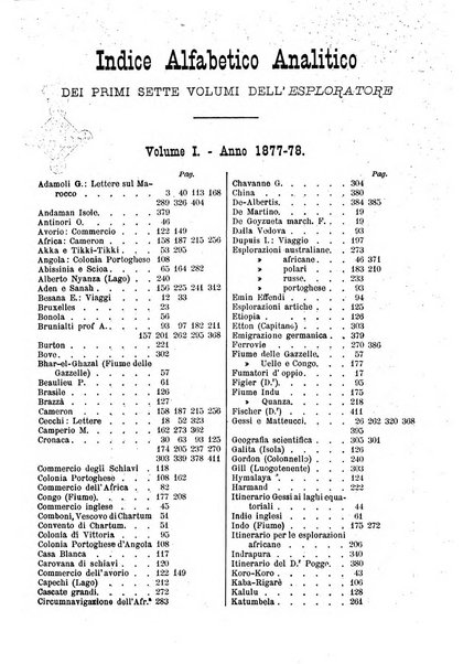 L'esploratore giornale di viaggi e di geografia commerciale