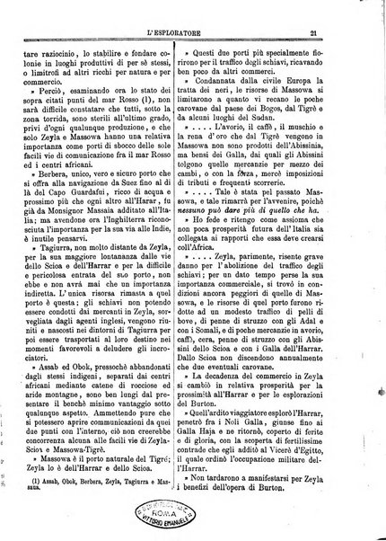 L'esploratore giornale di viaggi e di geografia commerciale