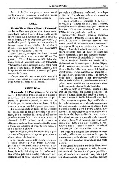 L'esploratore giornale di viaggi e di geografia commerciale