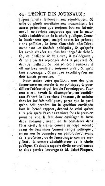 L'esprit des journaux françois et étrangers