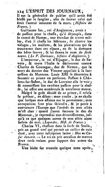 L'esprit des journaux françois et étrangers