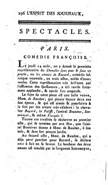 L'esprit des journaux françois et étrangers