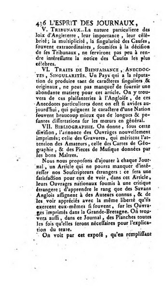 L'esprit des journaux françois et étrangers