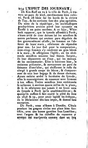 L'esprit des journaux françois et étrangers