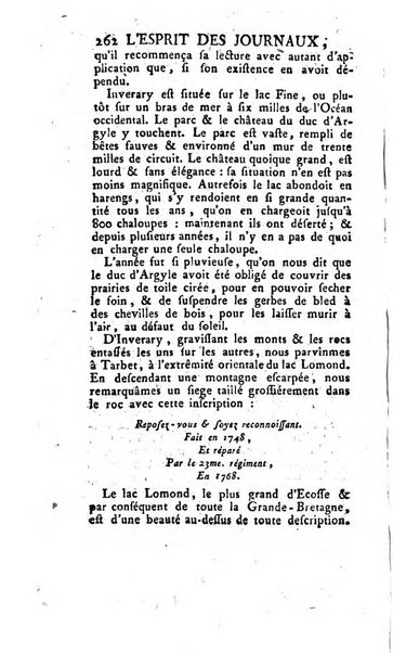 L'esprit des journaux françois et étrangers