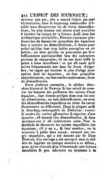 L'esprit des journaux françois et étrangers