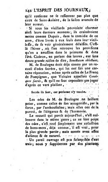 L'esprit des journaux françois et étrangers