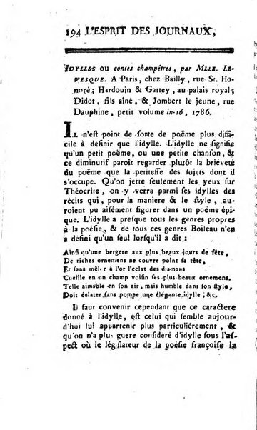 L'esprit des journaux françois et étrangers