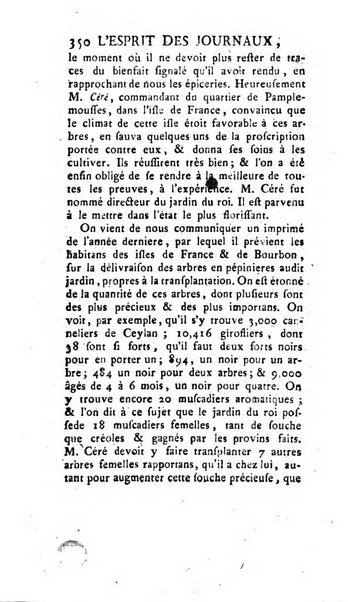 L'esprit des journaux françois et étrangers