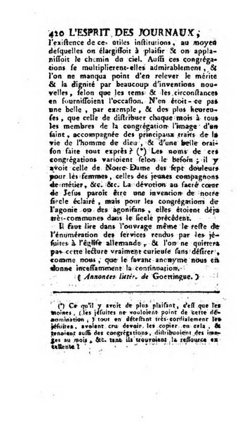 L'esprit des journaux françois et étrangers