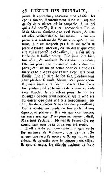 L'esprit des journaux françois et étrangers