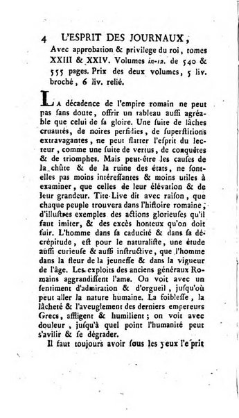 L'esprit des journaux françois et étrangers