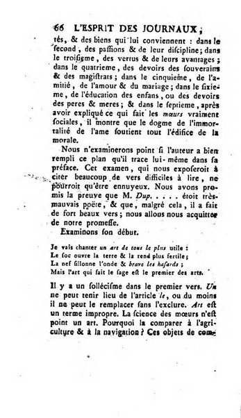 L'esprit des journaux françois et étrangers