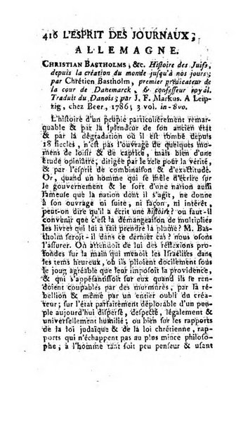 L'esprit des journaux françois et étrangers