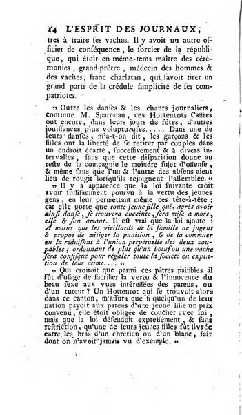 L'esprit des journaux françois et étrangers