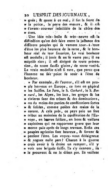 L'esprit des journaux françois et étrangers