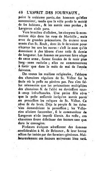 L'esprit des journaux françois et étrangers