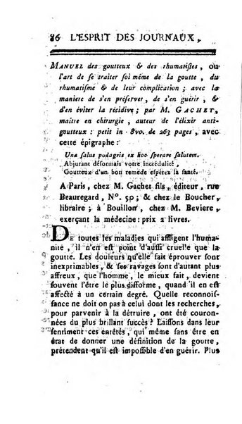 L'esprit des journaux françois et étrangers