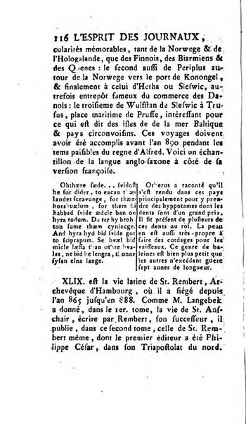 L'esprit des journaux françois et étrangers