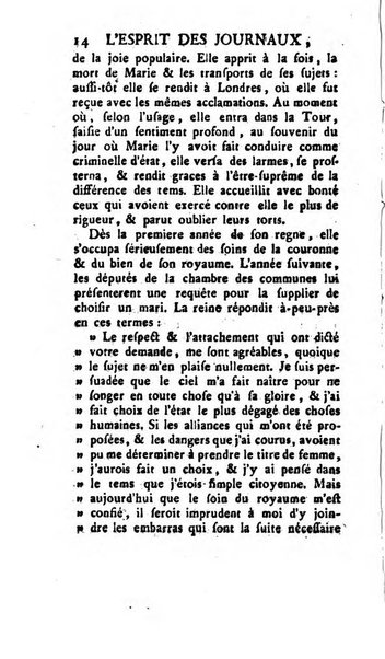 L'esprit des journaux françois et étrangers