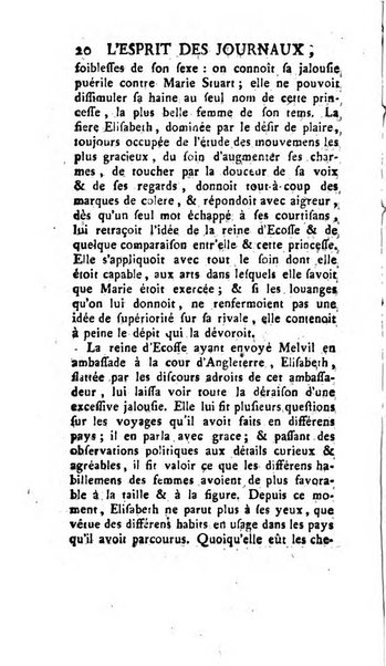 L'esprit des journaux françois et étrangers