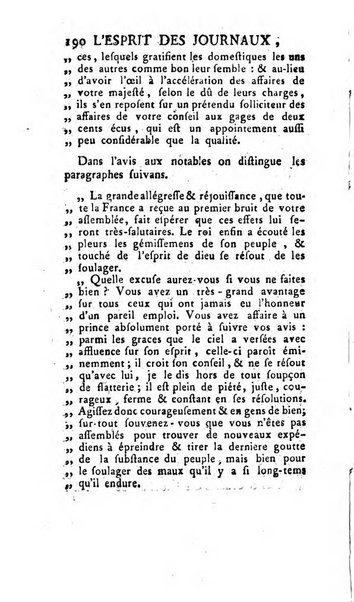 L'esprit des journaux françois et étrangers