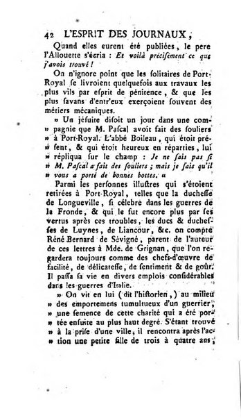 L'esprit des journaux françois et étrangers