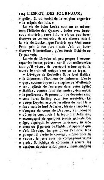 L'esprit des journaux françois et étrangers